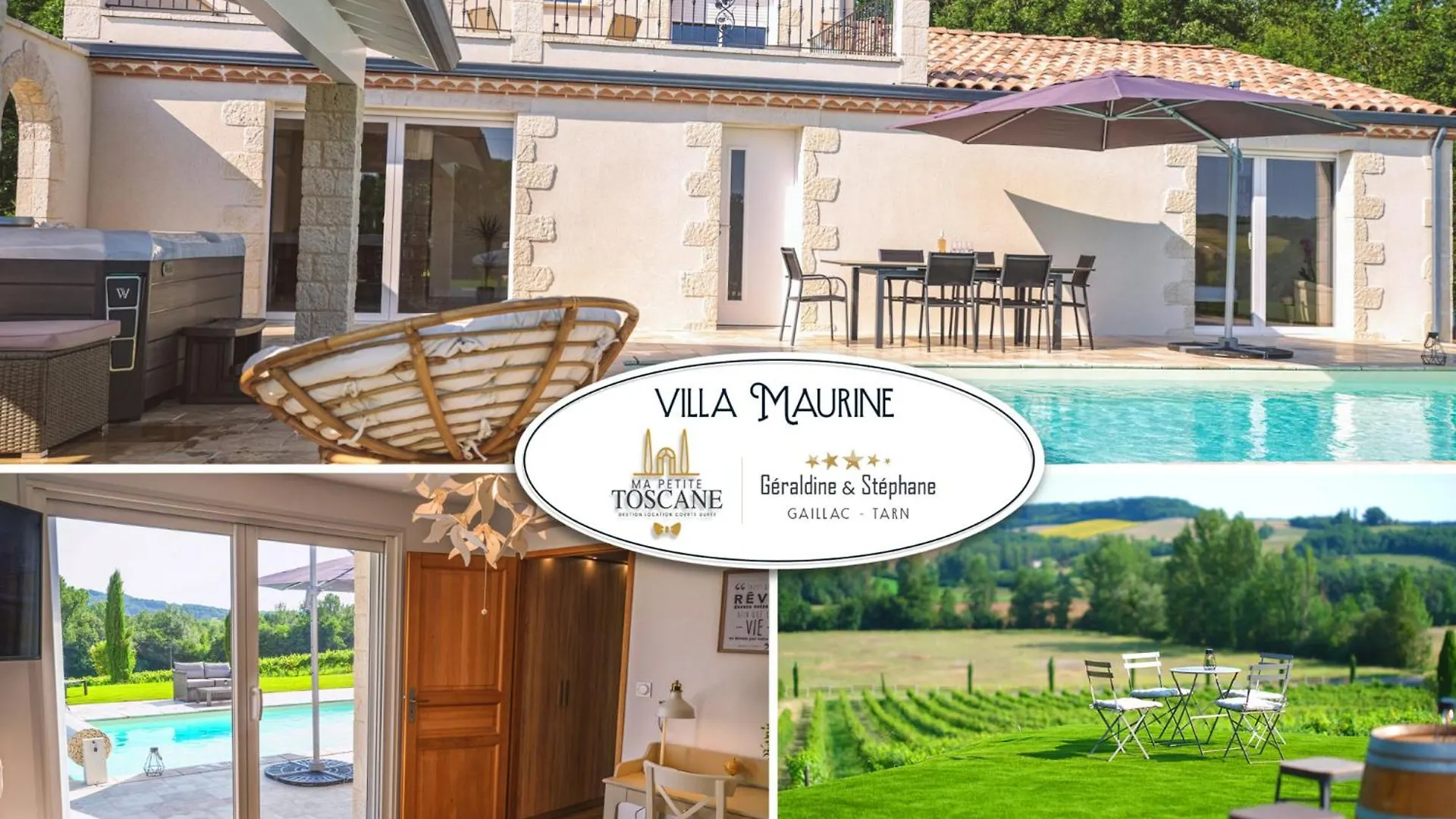 Villa Maurine - Piscine Chauffee - Spa - Clim - Salle De Fitness Castelnau-de-Montmiral
