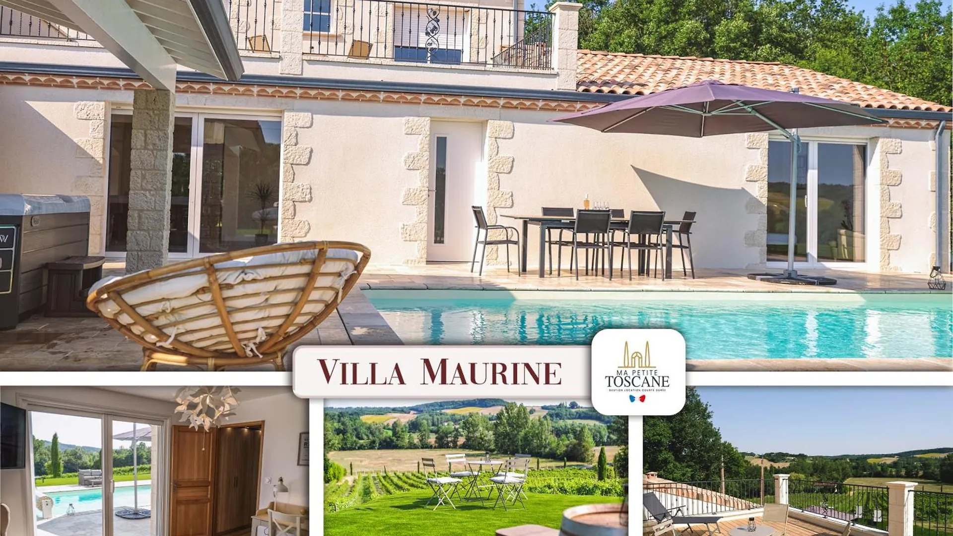 Villa Maurine - Piscine Chauffee - Spa - Clim - Salle De Fitness location